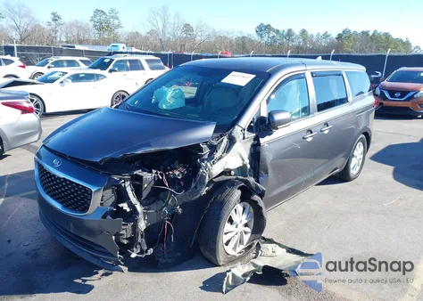 2017 Kia Sedona Lx from USA, damaged, VIN KNDMB5C10H6223130